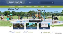Desktop Screenshot of muskogeeonline.org